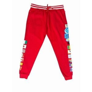 Cookies SF Award Tour Red Embroidered Patch Jogger Sweatpants Size XXL‎ 2XL